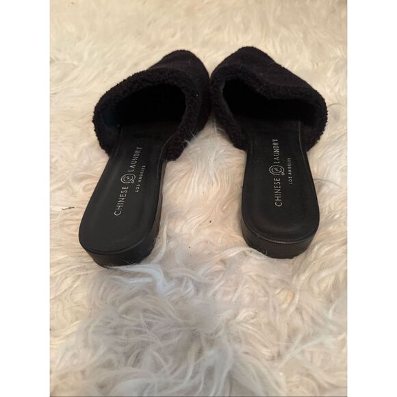Chinese Laundry pointed boule black mules sz 9 slip on - Picture 3 of 5